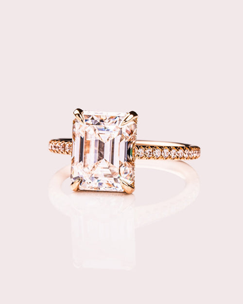 Lumea Atelier™ Ring • Emerald Cut · Timeless Solitaire