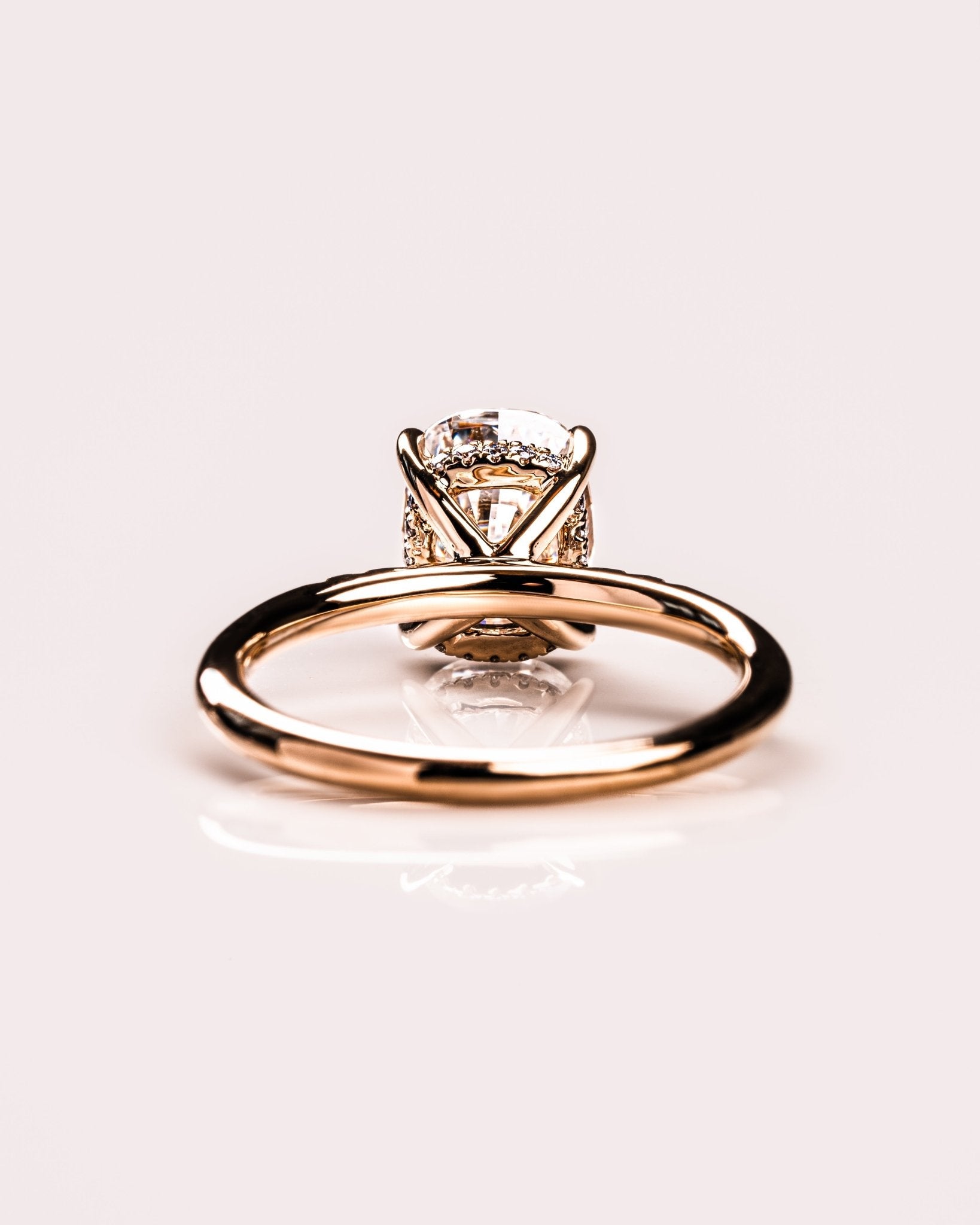 Lumea Séraphine™ Ring • Old Mine Cut · Accent Stone Solitaire