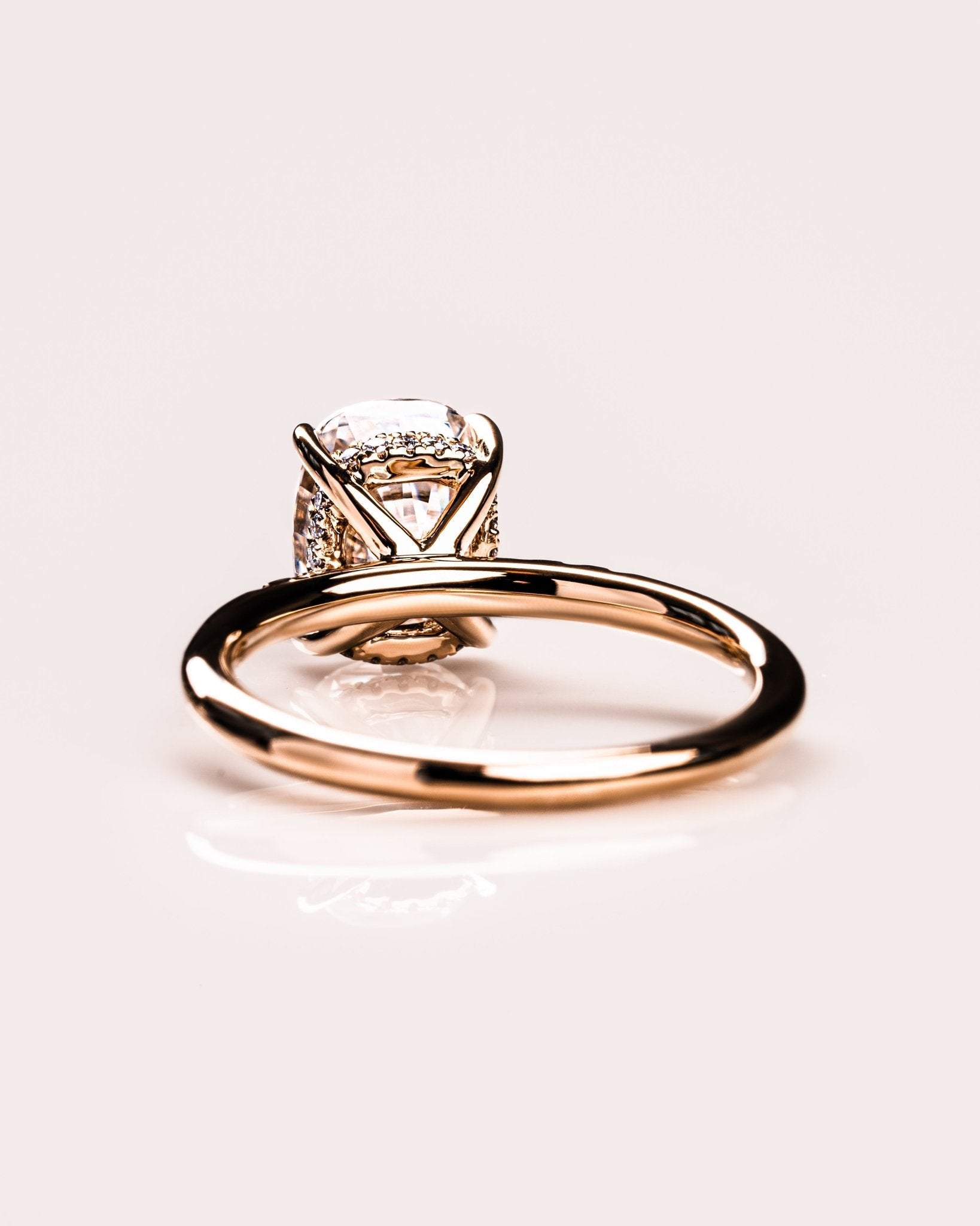 Lumea Séraphine™ Ring • Old Mine Cut · Accent Stone Solitaire
