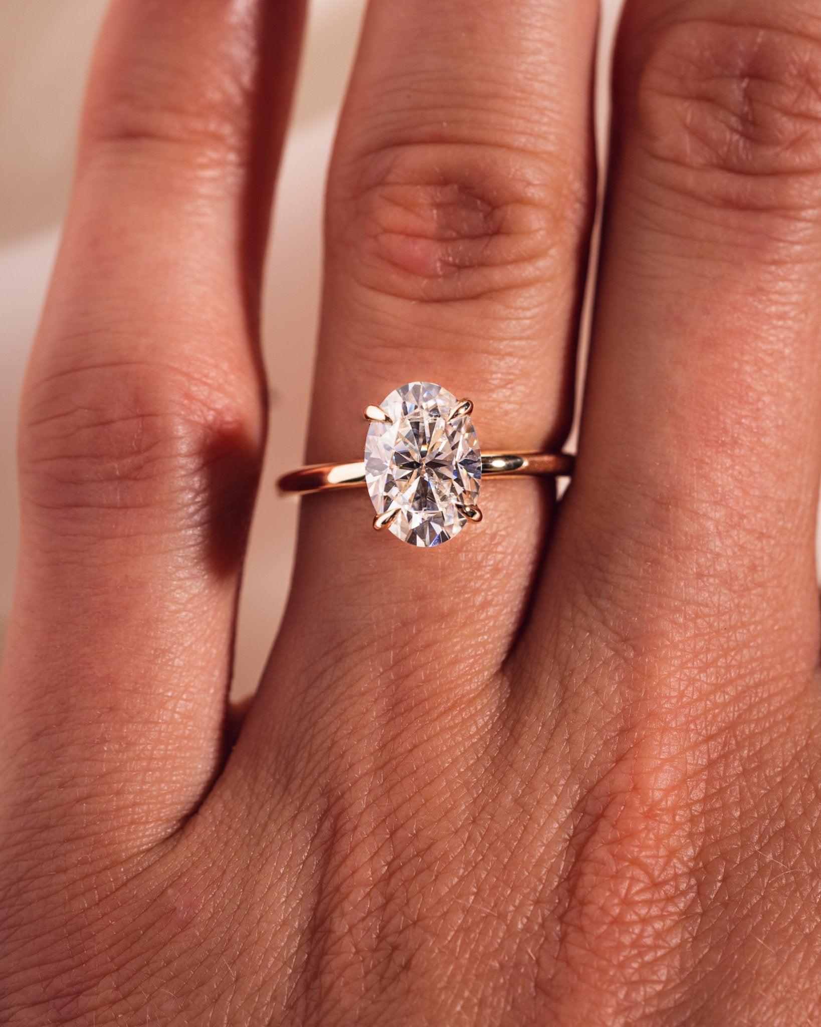 Lumea Royale™ Ring • Oval  Moissanite · Signature Solitaire